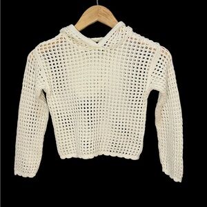 Art Class Crochet Knit Sweater